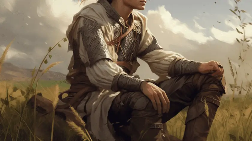 Représentation du dieu nordique Baldur / Baldr - AI generated