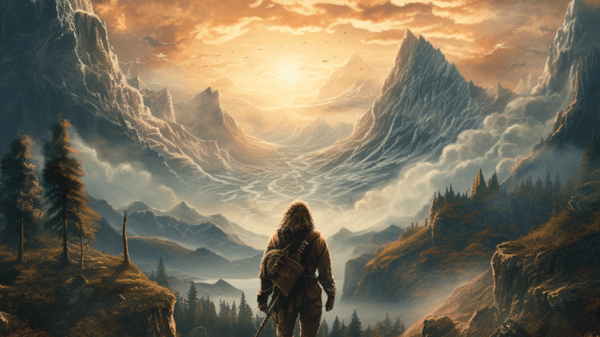 Représentation du dieu nordique Hœnir - AI generated