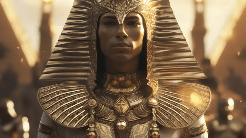 Représentation d'Osiris, divinité de la mythologie égyptienne - AI generated