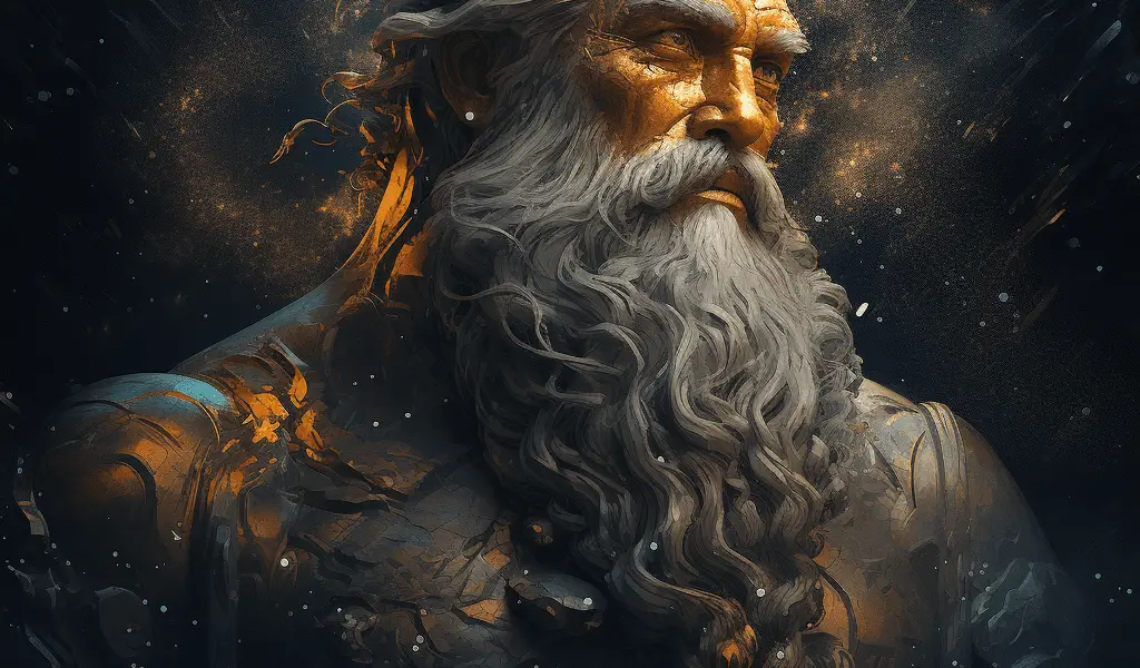 Représentation d'Astréos, titan de la mythologie grecque - AI generated