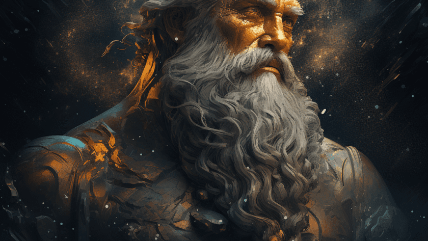Représentation d'Astréos, titan de la mythologie grecque - AI generated