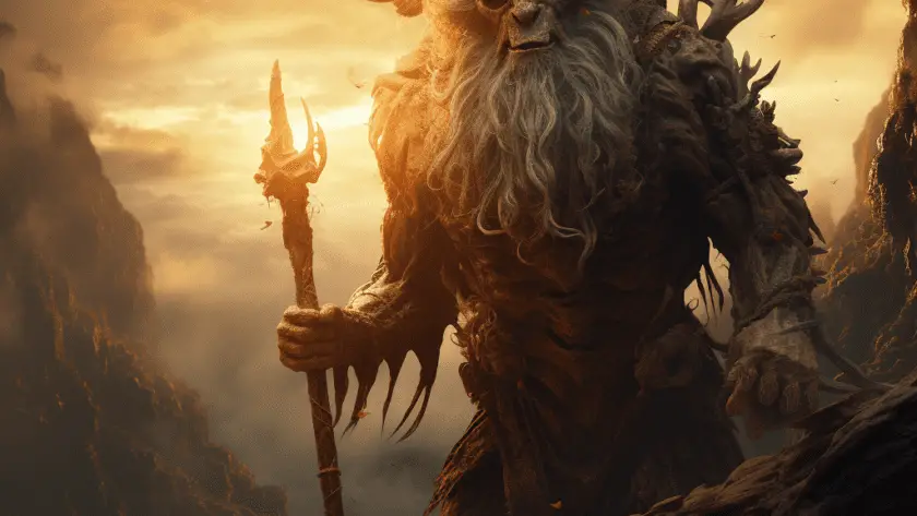 Représentation de Asag, divinité de la mythologie mésopotamienne - AI generated