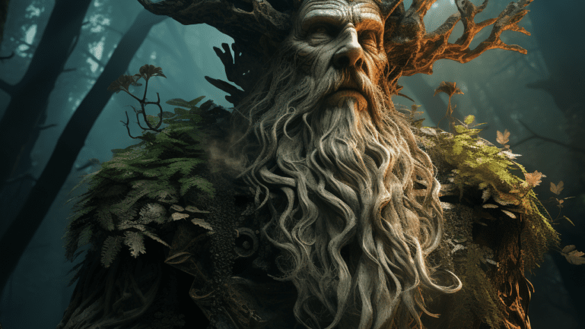 Représentation de Bor, divinité de la mythologie nordique - AI generated