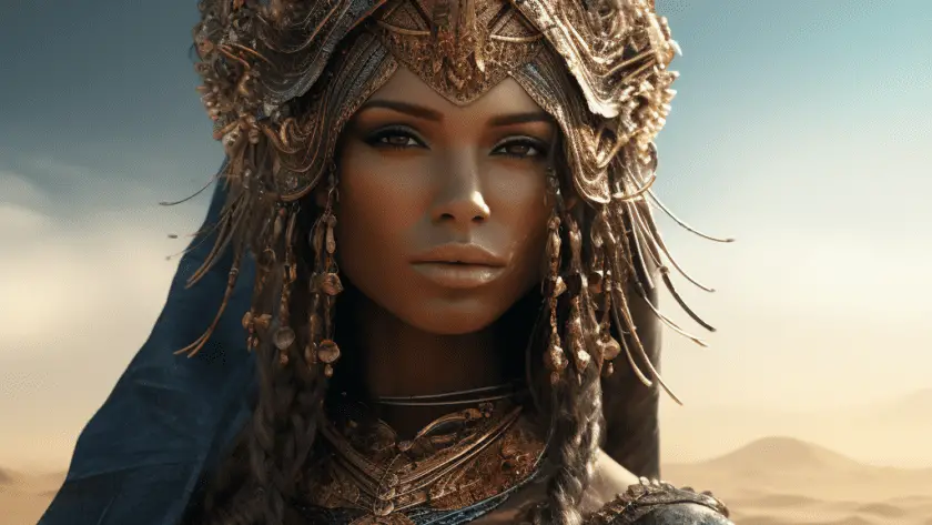 Représentation de Hededèt, divinité de la mythologie égyptienne - AI generated