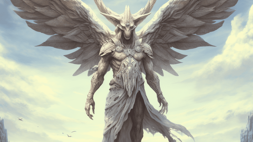 Représentation de Pallas, divinité de la mythologie grecque - AI generated