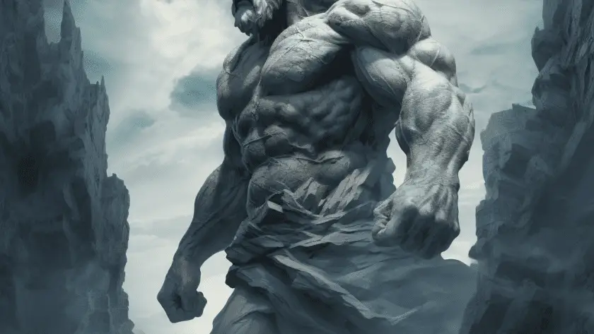 Représentation de Prométhée, divinité de la mythologie grecque - AI generated