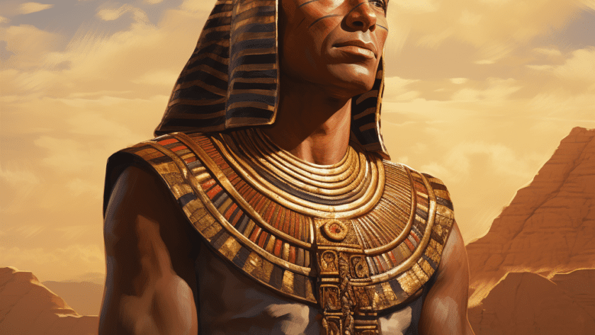 Représentation de Ptahhotep, divinité de la mythologie égyptienne - AI generated