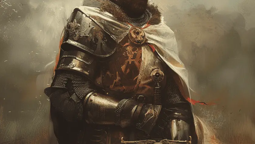 Représentation de Lancelot du Lac, mythologie celtique - AI generated