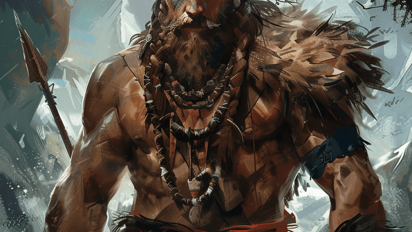 Représentation de Berserkers, mythologie nordique - AI generated