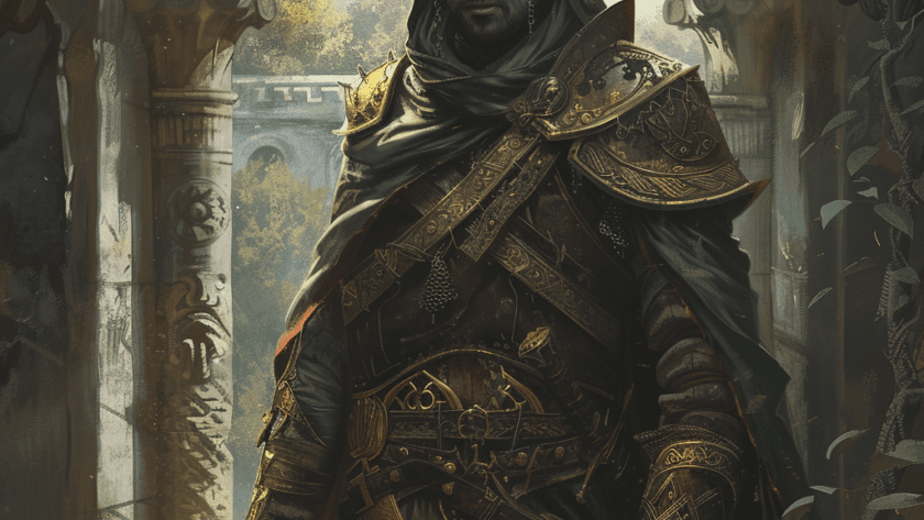 Représentation d'Arawn, personnage de la mythologie celtique - AI generated