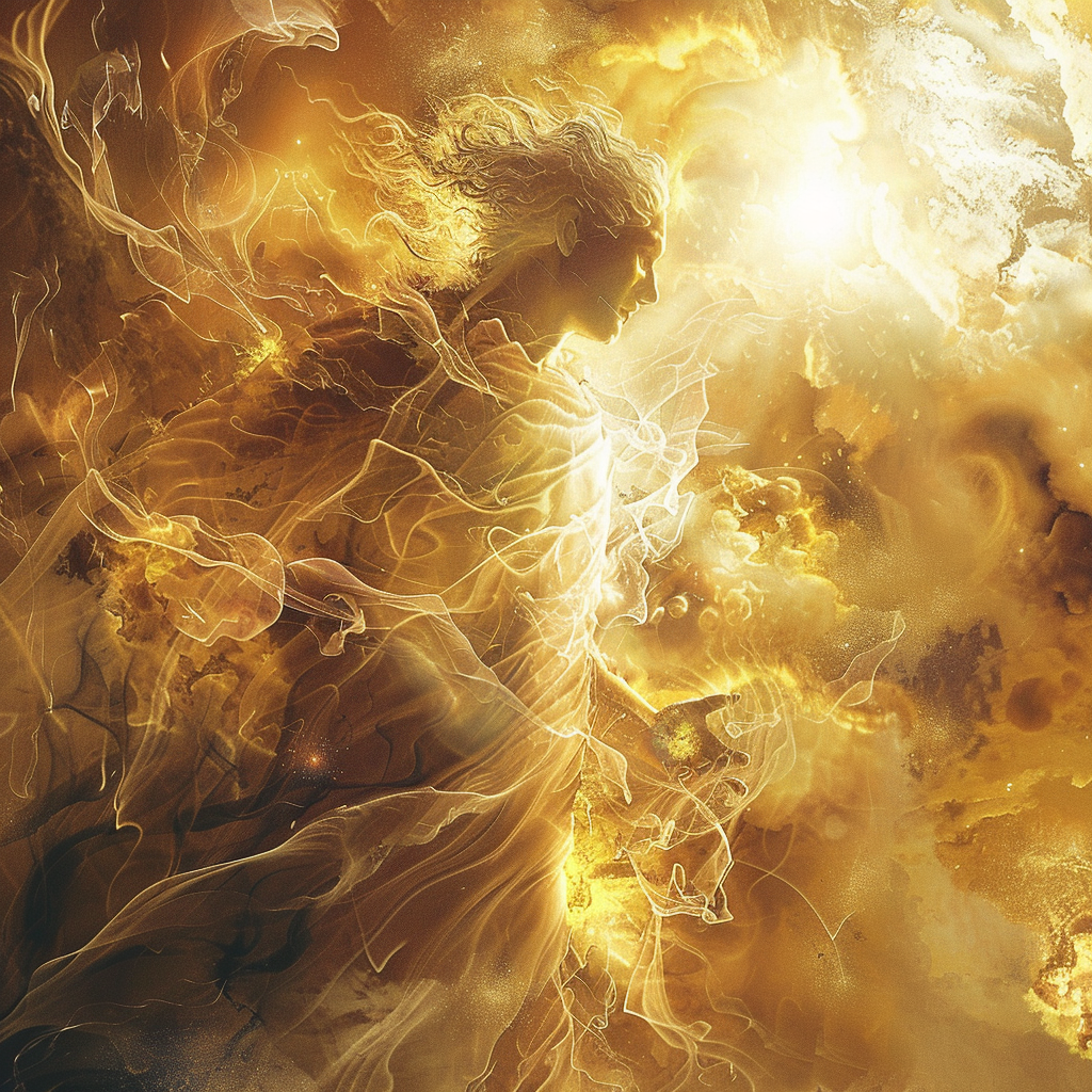 Représentation d'Ether, divinité de la mythologie grecque - AI generated