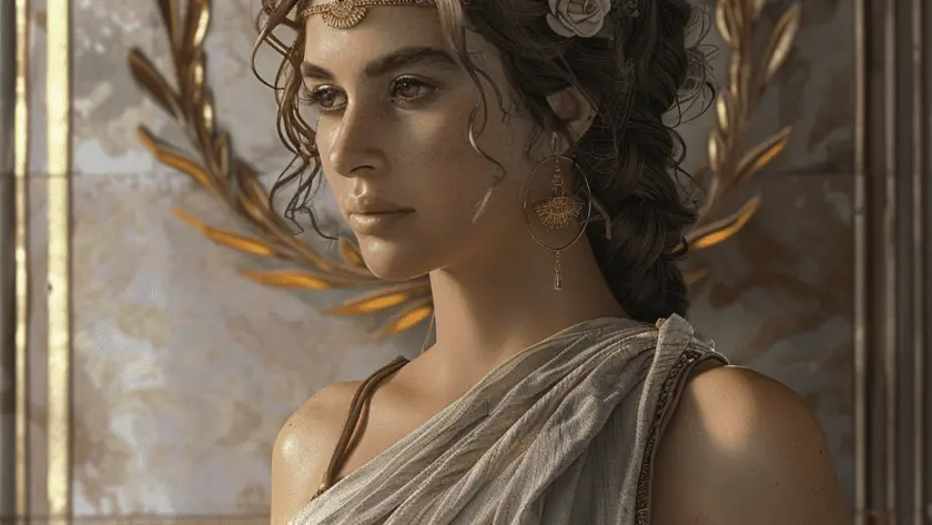 Représentation d'Héméra, divinité de la mythologie grecque - AI generated