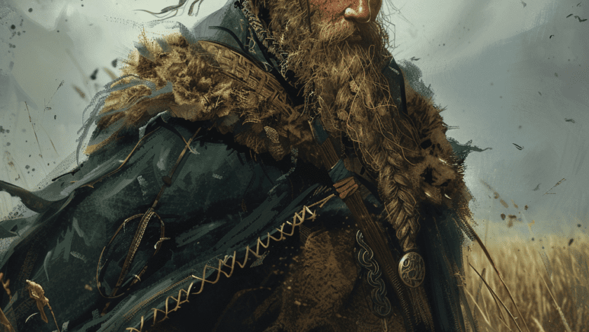 Représentation de Höd ou Hdor, divinité de la mythologie nordique - AI generated