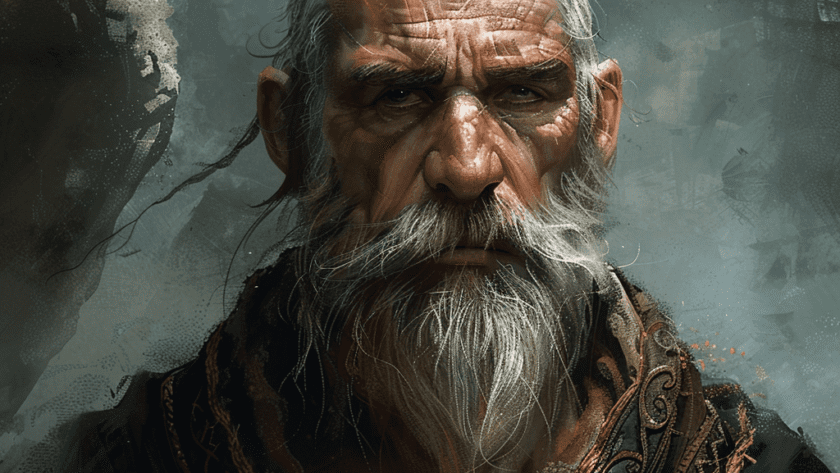 Représentation de Manawydan, personnage de la mythologie celtique - AI generated