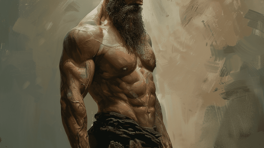 Représentation d'Otos, personnage de la mythologie grecque - AI generated