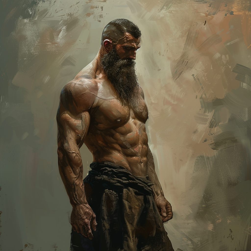 Représentation d'Otos, personnage de la mythologie grecque - AI generated
