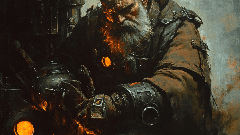 Représentation de Brokk, divinité de la mythologie nordique - AI generated