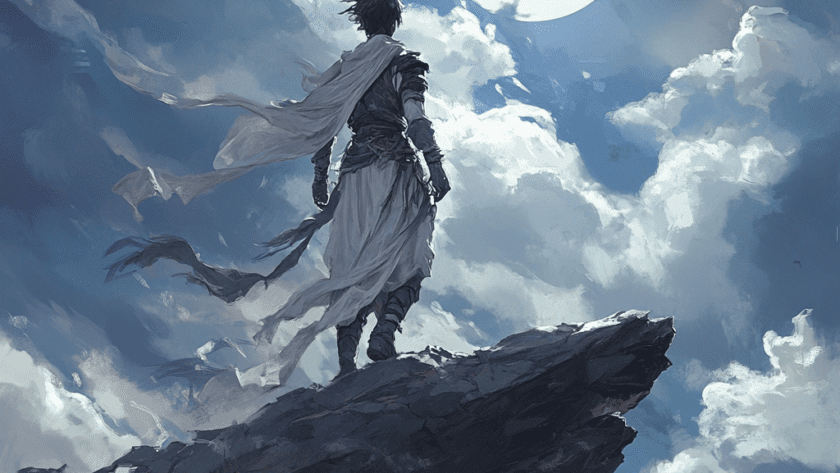 Représentation d'Éole, divinité de la mythologie grecque - AI generated