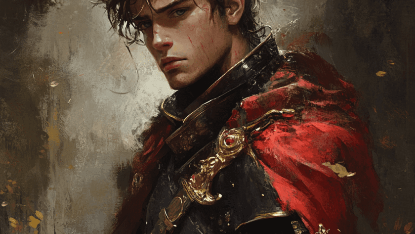Représentation du héros celtique Mordred - IA generated
