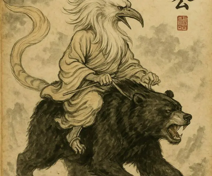 Représentation de la divinité chinoise Dongwanggong - AI generated