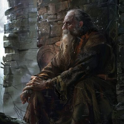 Représentation de Gobannus, dieu celtique - AI generated